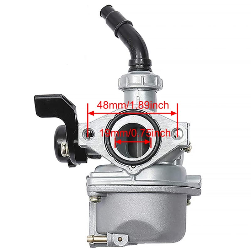 KAKO PZ19 Carburetor, 19mm Carburetor with 35mm Air Filter for TaoTao Kazuma Baja 50cc 70cc 90cc 110cc 125cc Dirt Bike ATV, NST SunL Chinese Quad 4 Stroke ATV Go Kart Pit Dirt Bike CRF50F XL75 CRF80F XR50R - Image 3